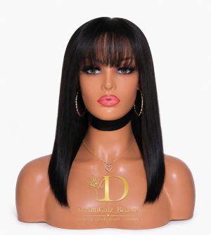 12" Fringe Wig Vietnamese Hair